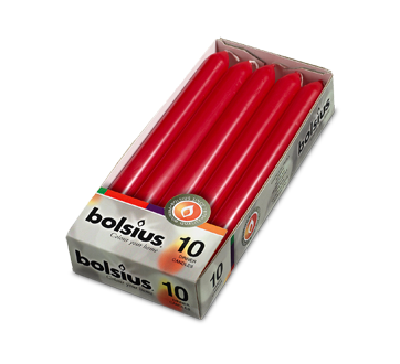 Image du produit Bolsius - Bougies de table, 10 unités