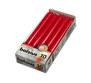Bougies de table, 10 unités