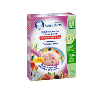 Image 2 du produit Gerber - Gerber 5 céréales, 227 g, cerises et baies