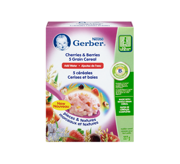 Image 3 du produit Gerber - Gerber 5 céréales, 227 g, cerises et baies