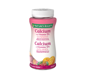 Image du produit Nature's Bounty - Calcium et vitamine D3 gélifiés, 60 unités