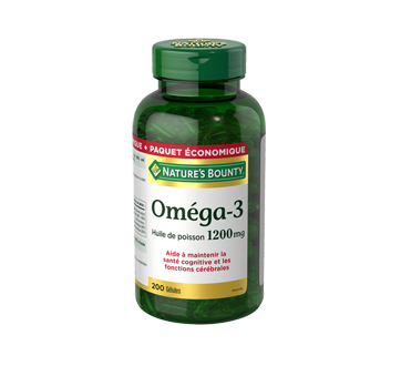 Image du produit Nature's Bounty - Oméga 3 1200 mg, 200 unités