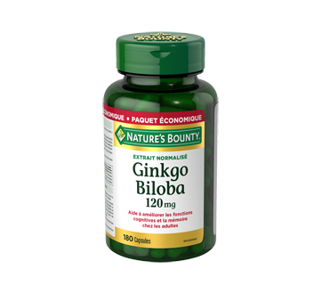 Image du produit Nature's Bounty - Ginkgo biloba 120 mg, 180 unités