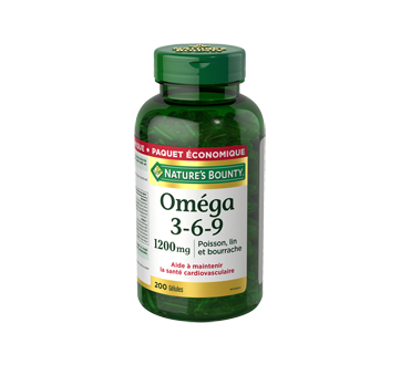 Image du produit Nature's Bounty - Oméga 3-6-9 1200 mg, 200 unités