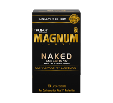 Image 1 du produit Trojan - Magnum Sensations Nues condoms lubrifiés, 10 unités
