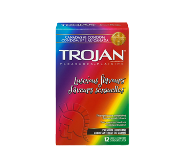 Image 3 du produit Trojan - Saveurs Sensuelles condoms lubrifiés, 12 unités
