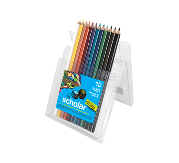 Colozoo Lot de 24 crayons de couleur 3 en 1 avec pinceau et taille-crayon  Couleurs non toxiques et végétaliennes pour les enfants à partir de 3 ans