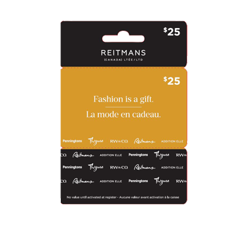 Carte Cadeau Reitmans De 25 1 Unite Incomm Cartes Cadeaux Autres Jean Coutu Carte Cadeau Reitmans De 25 1 Unite Incomm Cartes Cadeaux Autres Jean Coutu