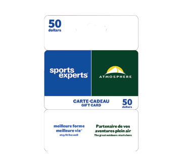 Carte-cadeau Sport Expert 50$, 1 unité