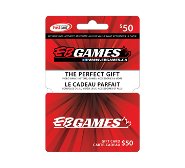 Image du produit Incomm - Carte-cadeau EB Games de 50 $, 1 unité