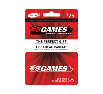 Carte-cadeau EB Games de 25 $, 1 unité