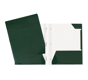 Image du produit Geo - Portfolio carton laminé, 1 unité, vert foncé