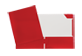 Vignette du produit Geo - Portfolio carton laminé, 1 unité, rouge