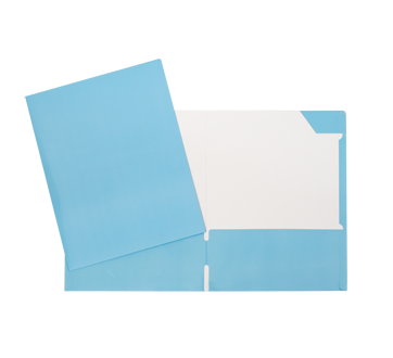 Image du produit Geo - Portfolio carton laminé, 1 unité, bleu