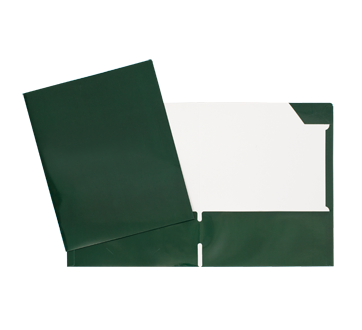 Image du produit Geo - Portfolio carton laminé, 1 unité, vert foncé