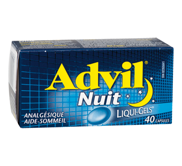 Image du produit Advil - Advil nuit Liqui-Gels, 40 unités