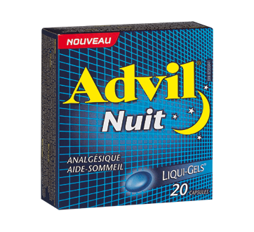 Image du produit Advil - Advil nuit Liqui-Gels, 20 unités