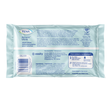 Image 2 du produit Tena - Proskin Ultra débarbouillettes pour adultes, 48 unités