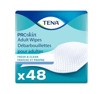Image 4 du produit Tena - Proskin Ultra débarbouillettes pour adultes, 48 unités