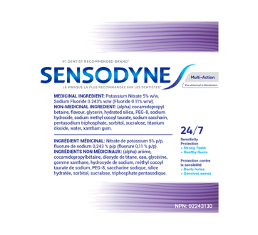 Image 2 du produit Sensodyne - Sensodyne Multi-Action et Blanchissant dentifrice, 100 ml
