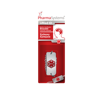 Image du produit PharmaSystems - Bracelet d'identification médicale épilepsie