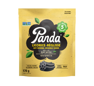 Réglisse naturelle noire, 170 g