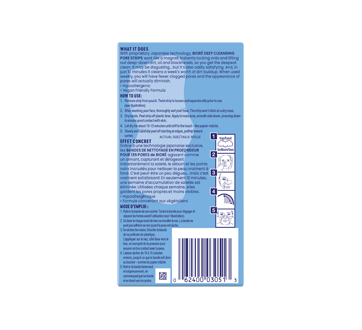 Image 2 du produit Bioré - Bandes de nettoyage en profondeur pour les pores, 8 unités