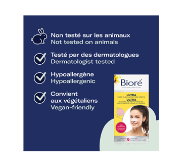 Image 7 du produit Bioré - Bandes de nettoyage en ultra profondeur pour les pores, 6 unités