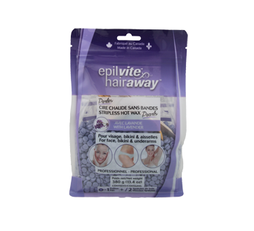 Perles de cire chaude, 380 g, lavande