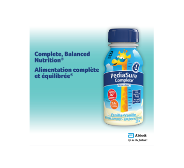 Image 4 du produit PediaSure - Complete boisson nutritive pour enfants, 4 x 235 ml, vanille
