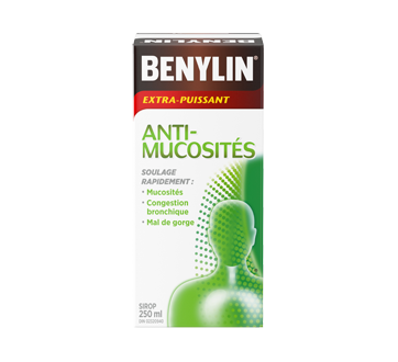 Image 1 du produit Benylin - Benylin Anti-Mucosités sirop extra-puissant, 250 ml