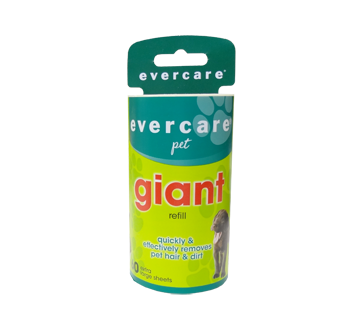 Image du produit Evercare - Recharge adhésive géant pour poils d'animaux, 60 feuilles
