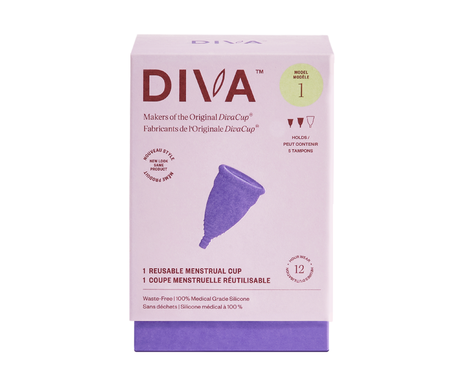DivaCup coupe menstruelle, 1 unité, modèle 1 Diva International Inc