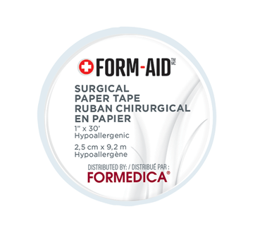 Image du produit Formedica - Ruban chirurgical en papier, 1 unité, 2.5 cm x 9.2 m