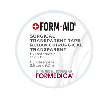 Image du produit Formedica - Ruban chirurgical transparent, 1 unité, 2.5 cm x 9.2 m