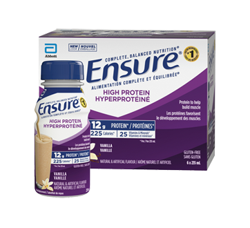 Image du produit Ensure - Ensure Hyperprotéiné substitut de repas, 6 x 235 ml, vanille