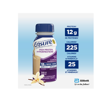 Image 3 du produit Ensure - Ensure Hyperprotéiné substitut de repas, 6 x 235 ml, vanille
