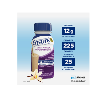 Image 3 du produit Ensure - Ensure Hyperprotéiné substitut de repas, 6 x 235 ml, vanille
