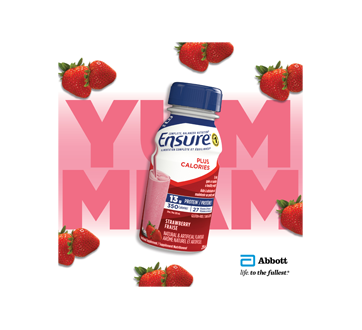 Image 3 du produit Ensure - Ensure Plus Calories substitut de repas, 6 x 235 ml, fraise