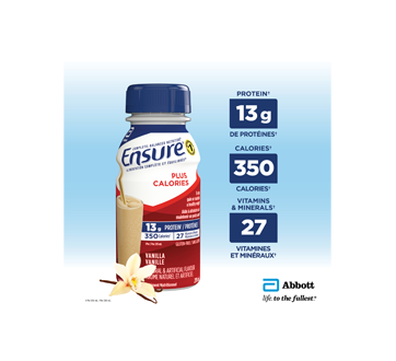 Image 3 du produit Ensure - Ensure Plus Calories substitut de repas, 6 x 235 ml, vanille