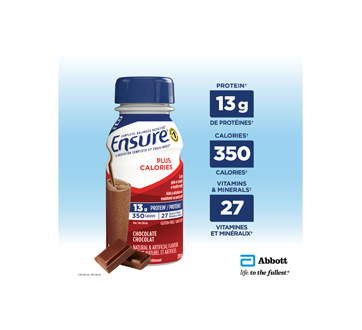Image 2 du produit Ensure - Ensure Plus Calories substitut de repas, 6 x 235 ml, chocolat