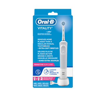 Vitality Sensitive Gum Care Brosse A Dents Electrique Rechargeable Oral B Appareil Dentaire Jean Coutu