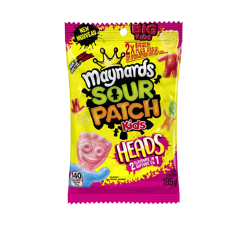 Image du produit Maynards - Sour Patch Kids Big Headz 2 en 1, 185 g