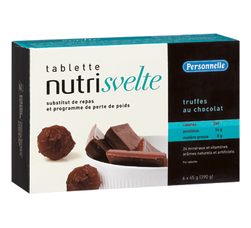 Image 1 du produit Personnelle - Nutri Svelte substituts de repas, 6 x 390 g, truffes au chocolat