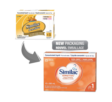 Image 4 du produit Similac - Sensitive sensibilité au lactose préparation pour nourrissons à base de lait enrichie de fer, 12 x 385 ml