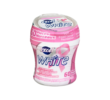 Excel White menthe balloune, 60 unités