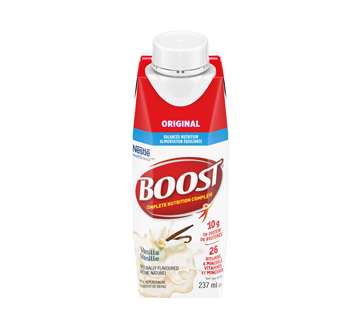 Boost Original boisson nutritive, 18 x 237 ml, vanille