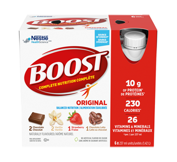 Image du produit Nestlé - Boost, 6 x 237 ml, saveurs assorties