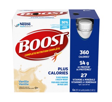 Image du produit Nestlé - Boost Plus, 6 x 237 ml, vanille