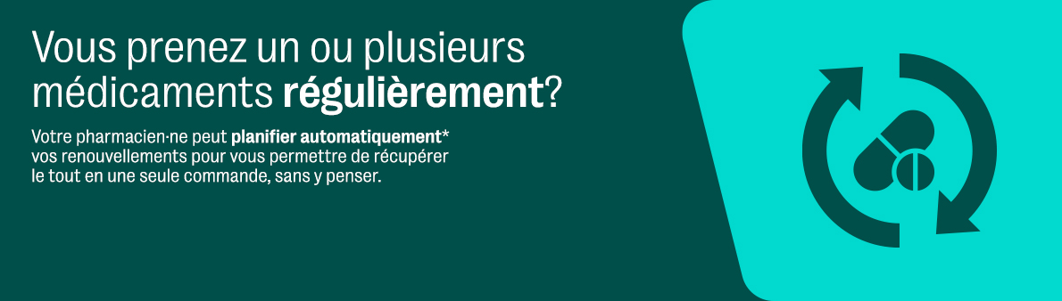Vous prenez un ou plusieurs médicaments régulièrement? 